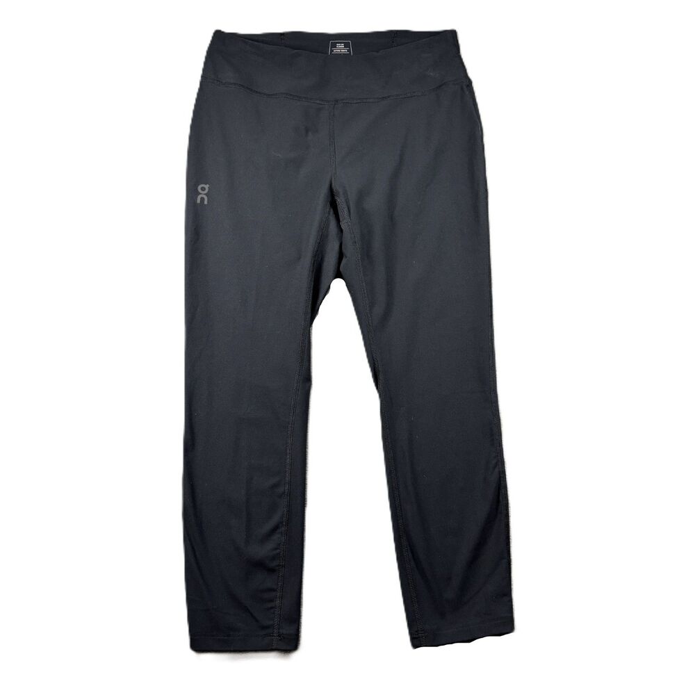 On Cloud OC Women Active Tights Cropped Run On Clouds Black Large M250